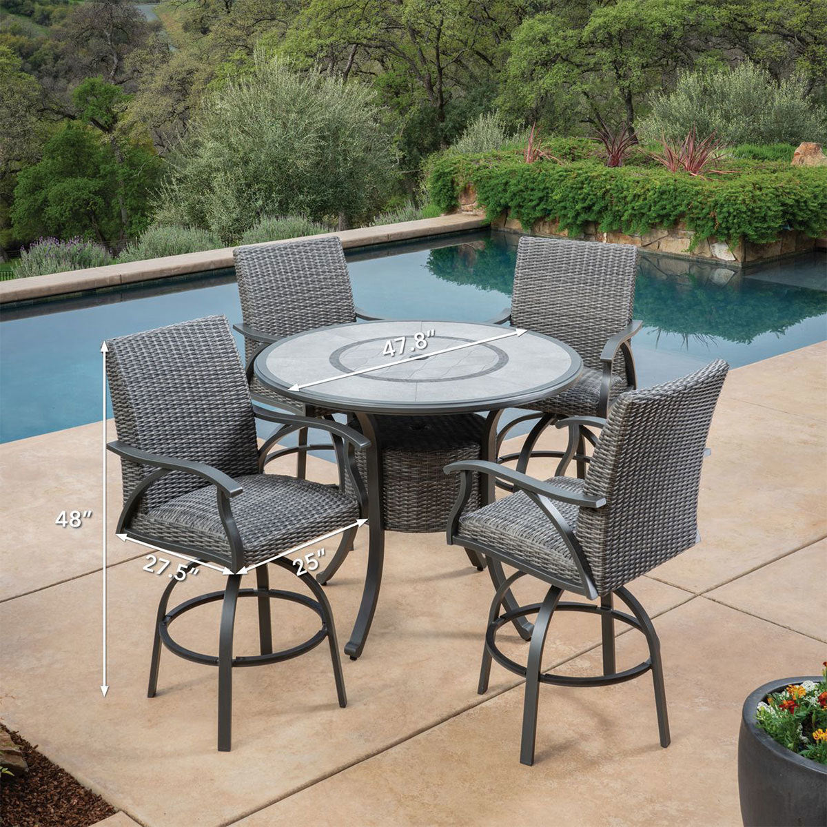 Patio Furniture Sunvilla Piece Dining Set Sunvilla Piece Dining