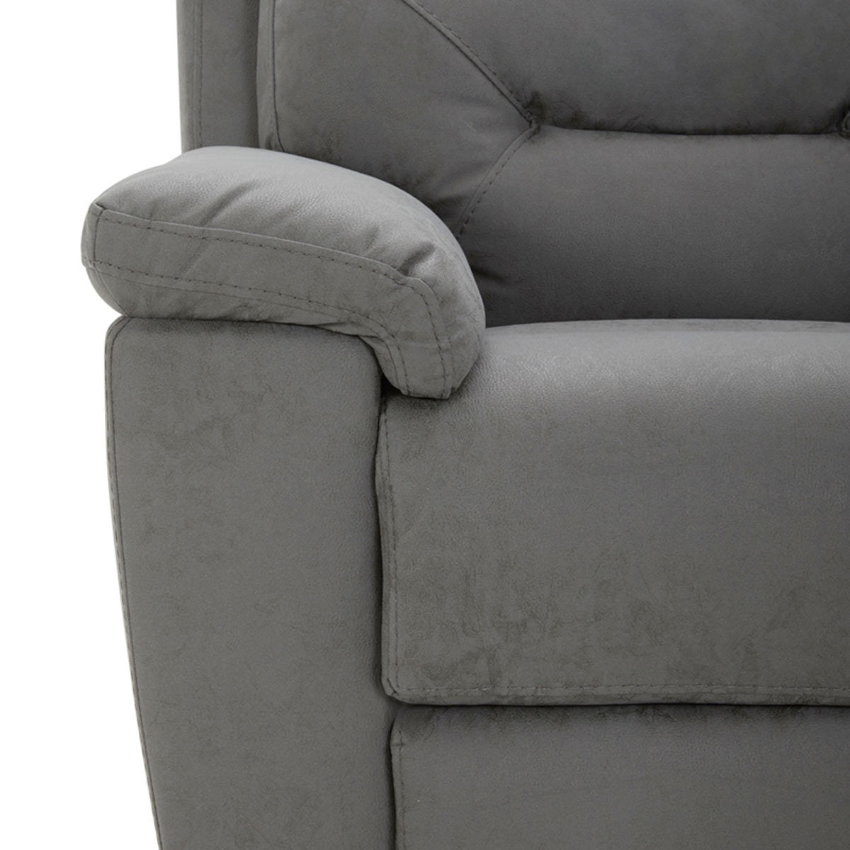 Kuka Justin Grey Fabric Power Reclining Armchair