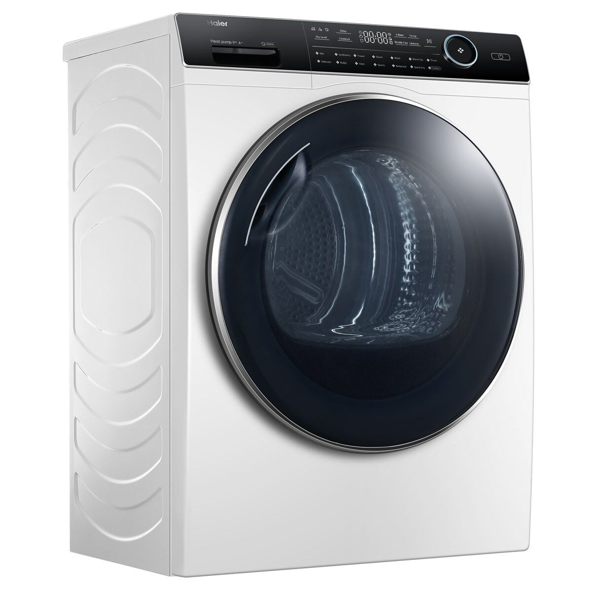 Haier HD90-A2979, 9kg Heat Pump Tumble Dryer, A++ Rated in White