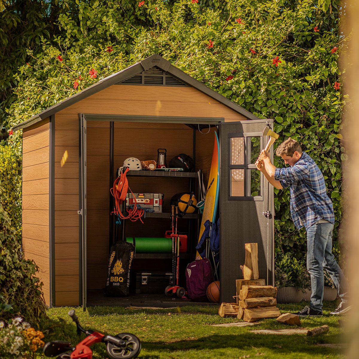 Keter Newton 7ft 6" x 7ft 4" (2.3 x 2.2m) Shed