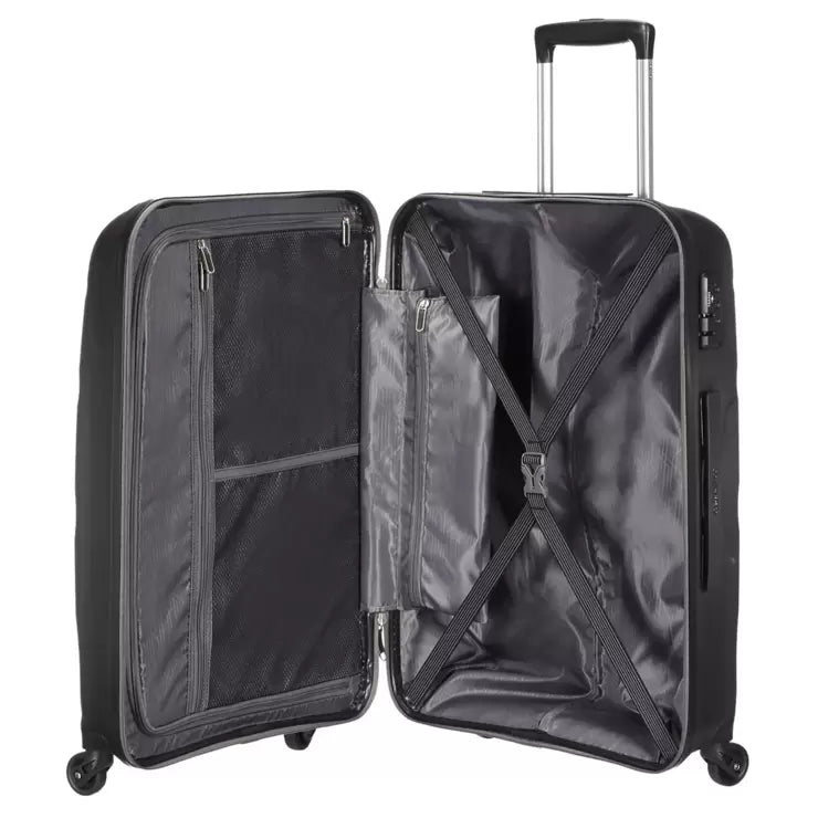 American Tourister Bon Air 3 Piece Hardside Suitcase Set, Black