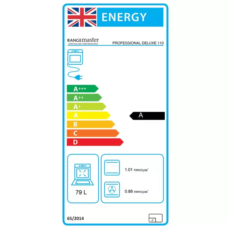 Rangemaster PDL110EISS/C Induction Range Cooker, A Rated in Stainless Steel