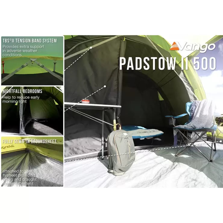 Vango Padstow 500 5 Person Family Tent