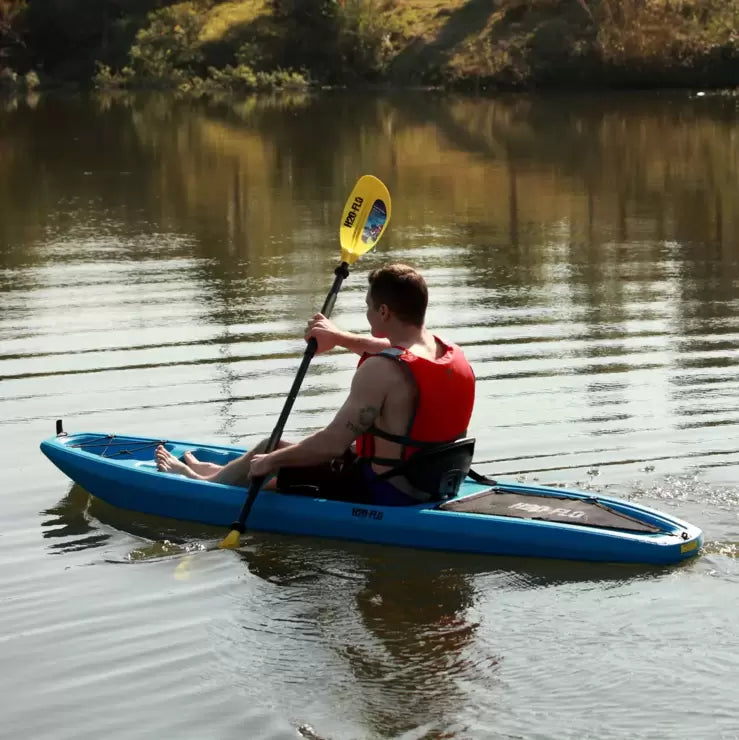 H20-FLO 9ft (266cm) Sit-On 1 Person Kayak with Paddle