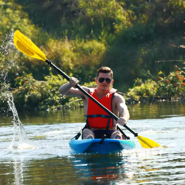 H20-FLO 9ft (266cm) Sit-On 1 Person Kayak with Paddle – Signature ...