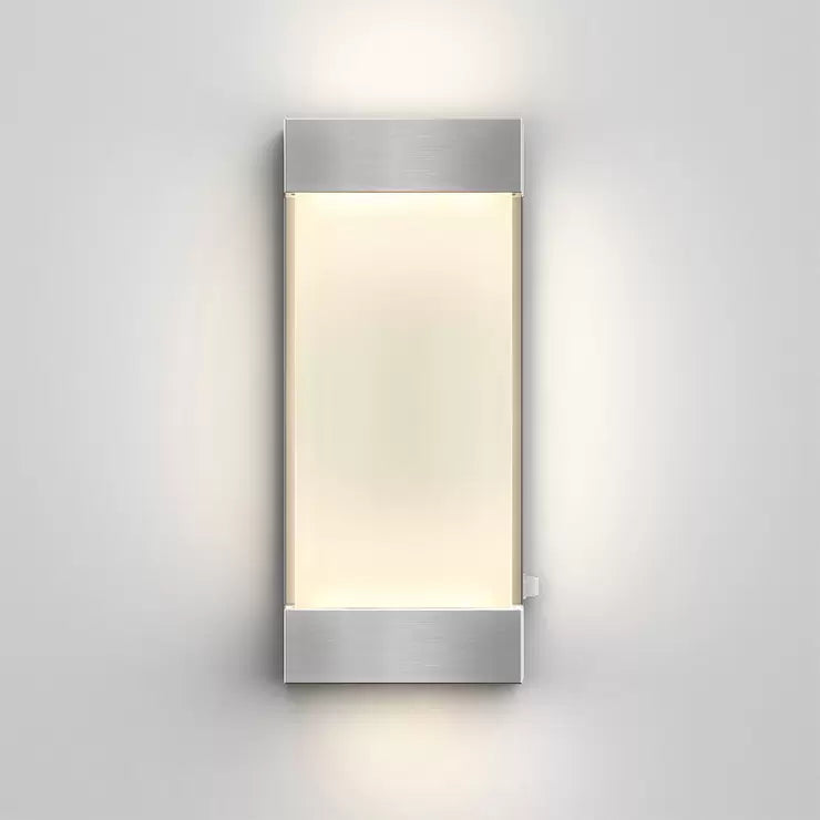 Artika Glacier Integrated LED Outdoor / Indoor Wall Light in Aluminium