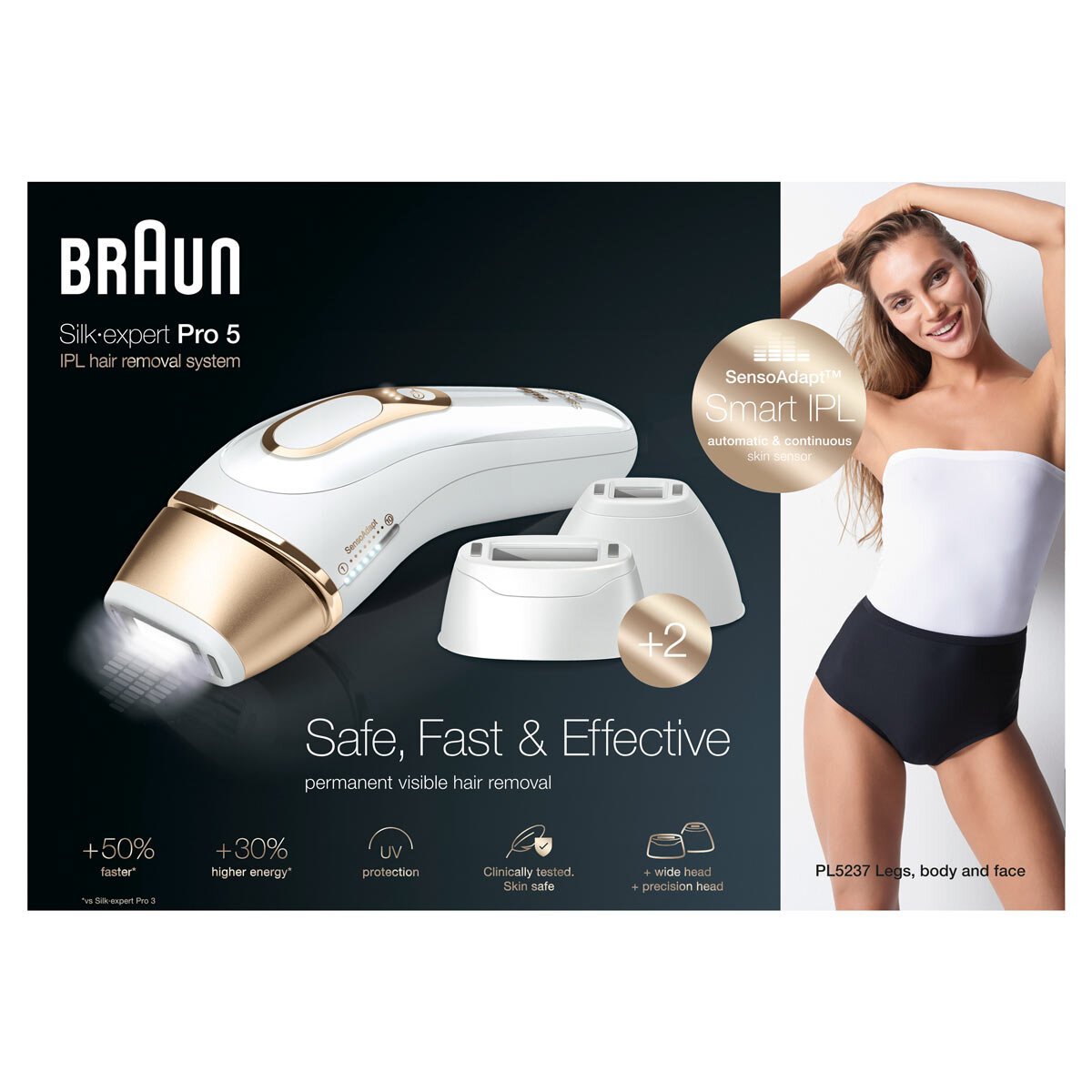 Braun Silk Expert Pro 5 IPL Hair Removal Device, PL5237