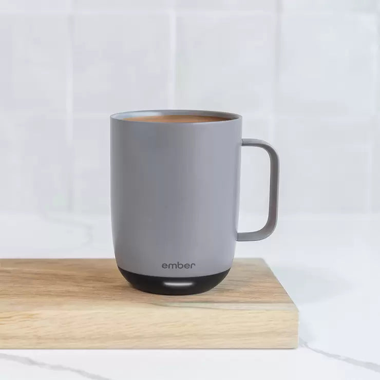Ember Mug² 14 oz (414ml) Temperature Control Ceramic Mug, Grey