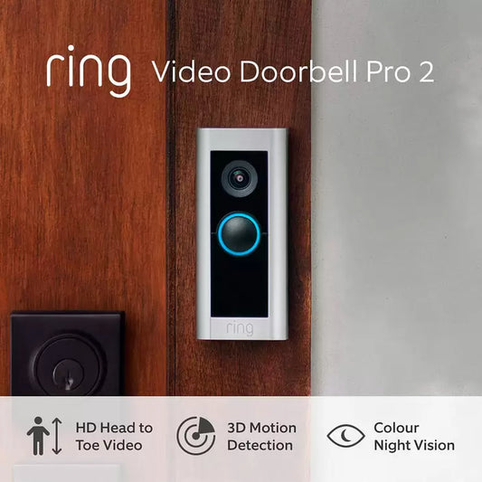 Ring Video Doorbell Pro 2 with Chime Pro (Plug-in)