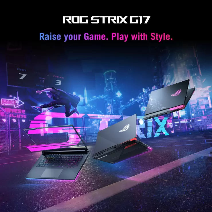ASUS ROG Strix, AMD Ryzen 7, 8GB RAM, 1TB SSD, NVIDIA GeForce RTX 3050Ti, 17.3 Inch Gaming Laptop, G713QE-HX035T
