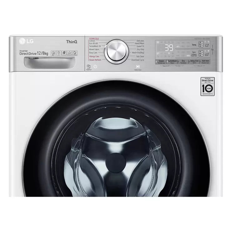 LG FWV1128WTSA, 12/8kg, 1400rpm, Washer Dryer, E Rated in White