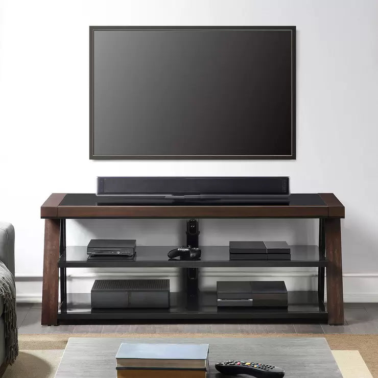 Bayside Furnishings Harlowe 3 in 1 TV Stand for TV s up to 65