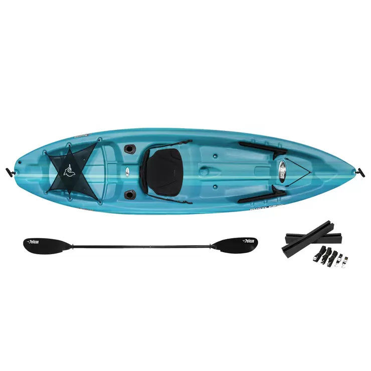 Pelican™ Rustler 10ft (305 cm) 1 Person 100X Sit-On Kayak with Paddle