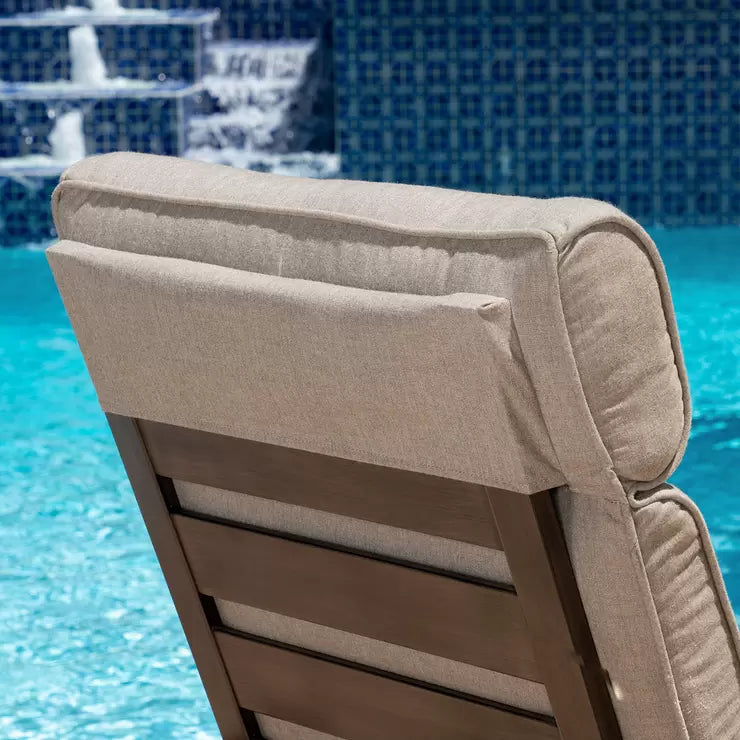 SunVilla 3 Piece Cushioned Chaise Lounge Set