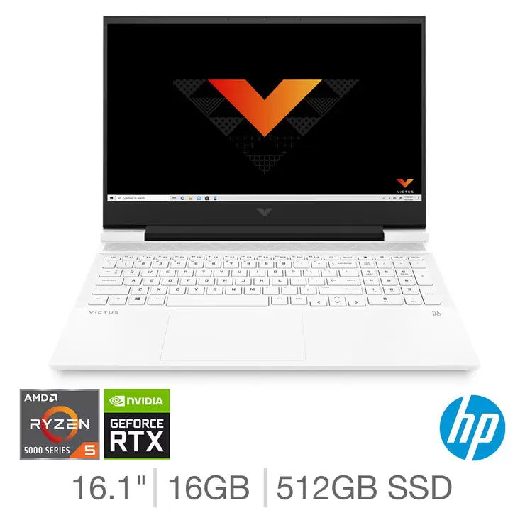 HP Victus, AMD Ryzen 5, 16GB RAM, 512GB SSD, NVIDIA GeForce RTX 3060, 16.1 Inch Gaming Laptop, 16-E0073NA