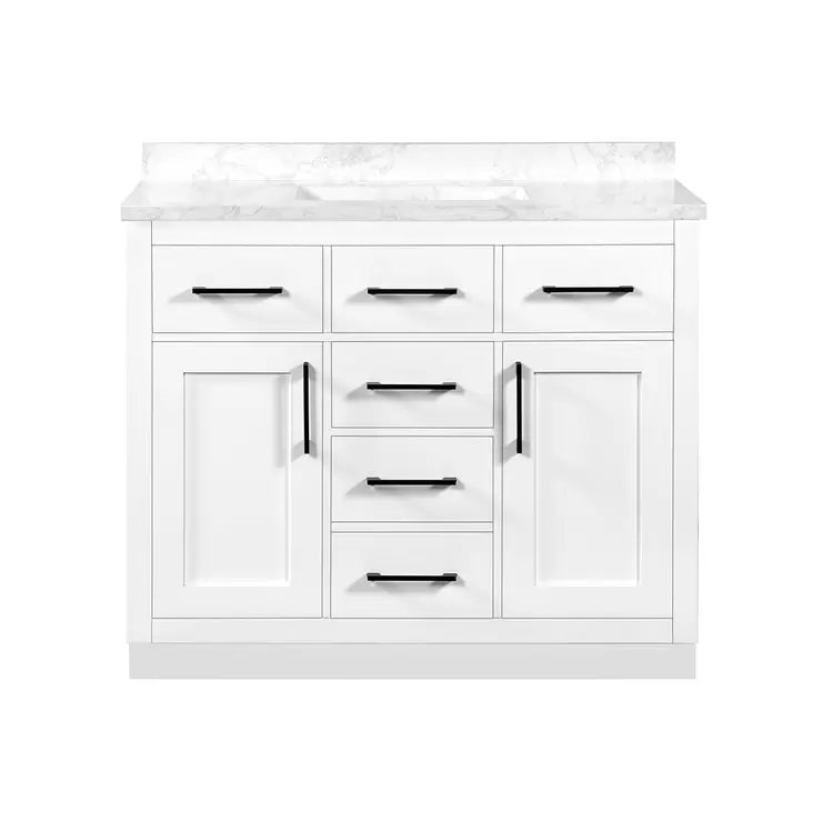 Ove Decors Alonso 106cm Wide Freestanding Vanity in White