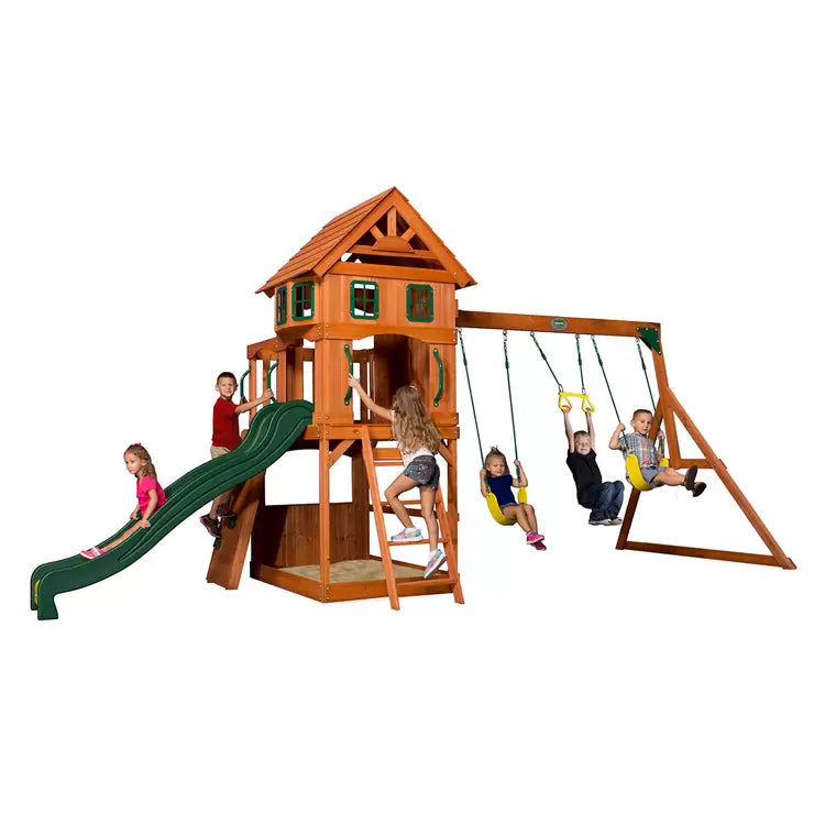 Discovery backyard top swing set