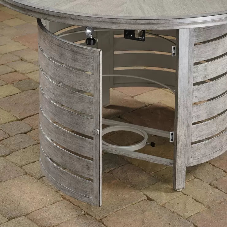 SunVilla Tully 7 Piece High Dining Fire Set Cover