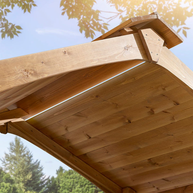 Anchor Fast Pine Wood BBQ Grilling Pavilion Signature Retail Stores