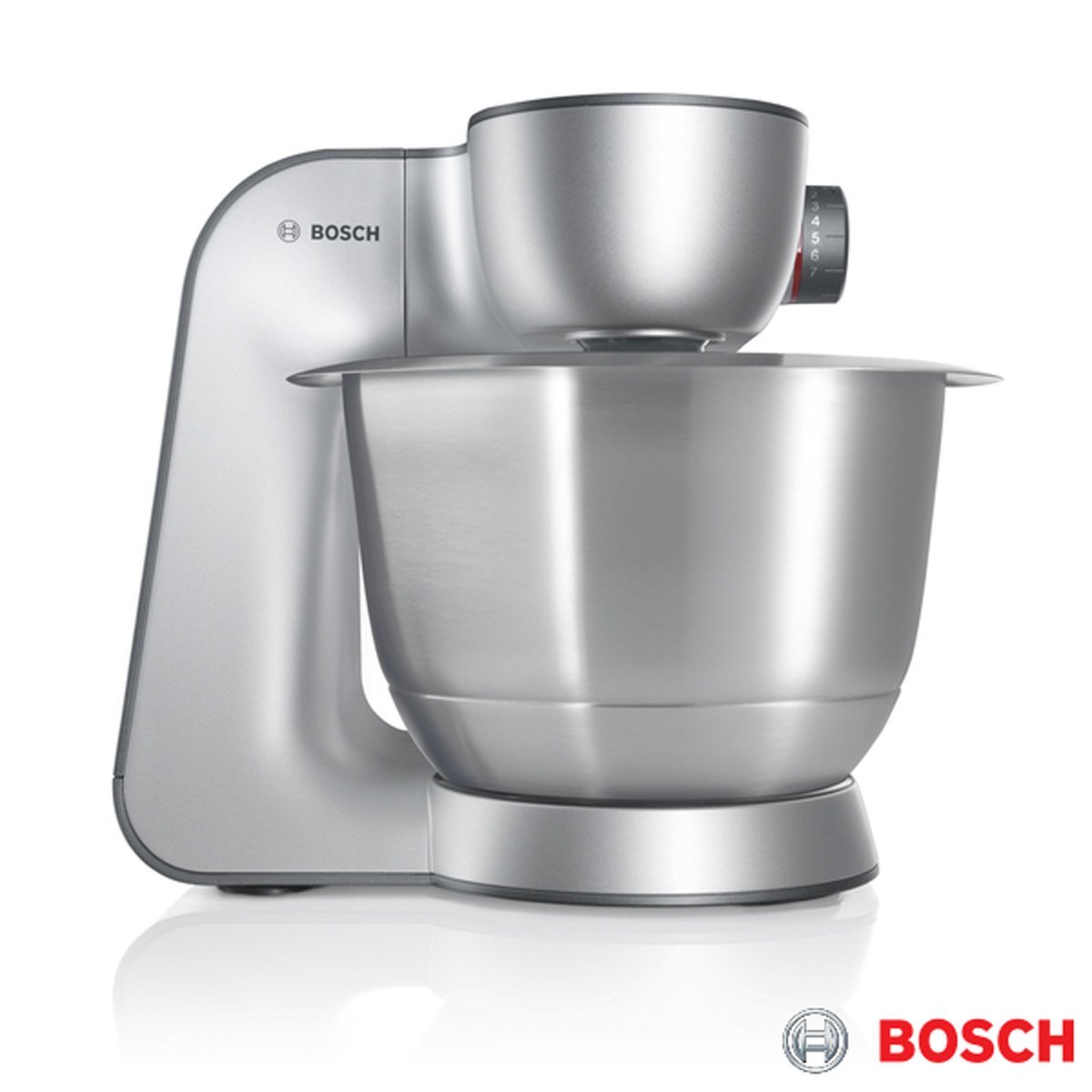 Bosch Serie 4 CreationLine Kitchen Machine, Silver, MUM59340GB - Signature Retail Stores