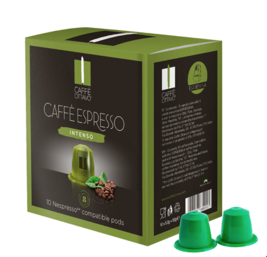 Caffe Ottavo Nespresso Compatible 120 Coffee Pods, Intenso - Signature Retail Stores