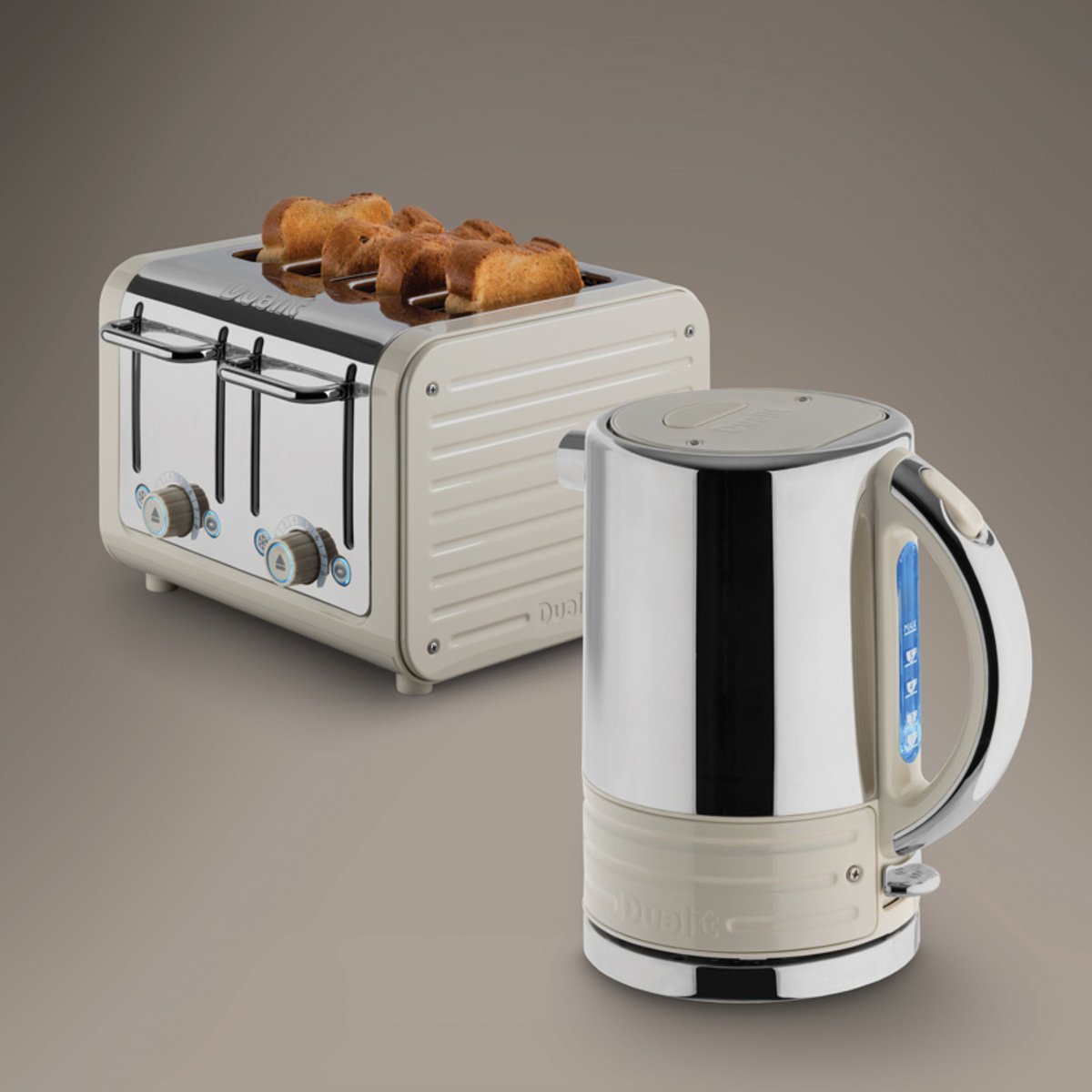 Dualit Architect Kettle and Toaster Set in Oyster White - Signature Retail Stores