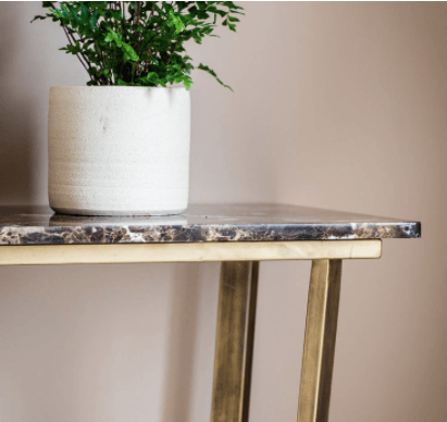 Emperor Brown Marble Console Table - Signature Retail Stores