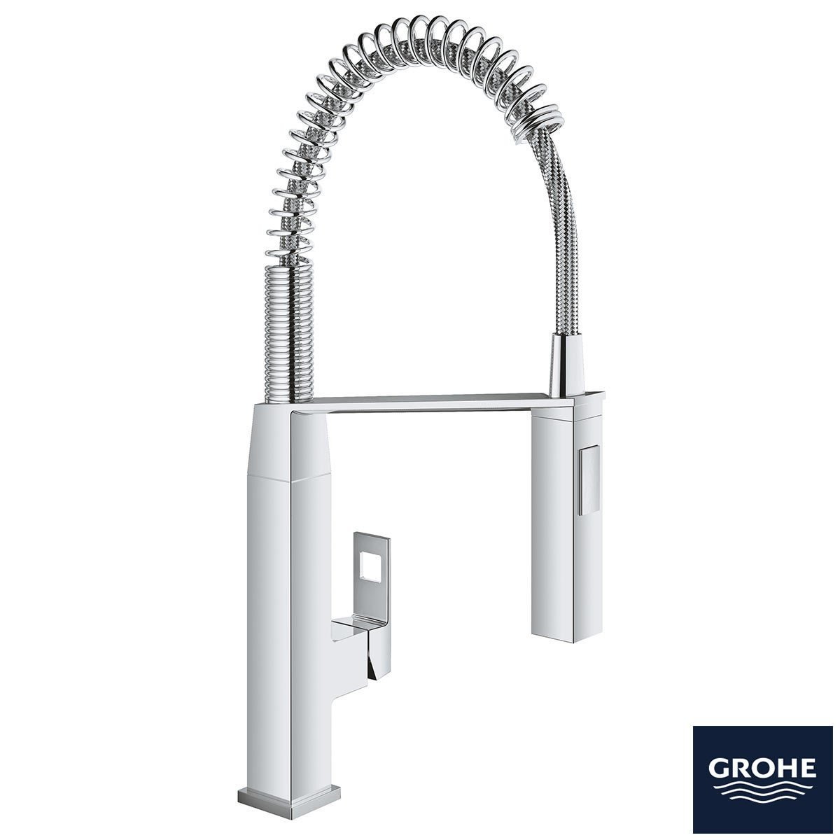 GROHE Eurocube Single-Lever Spring Mixer Tap in Chrome - Model 31395000 - Signature Retail Stores