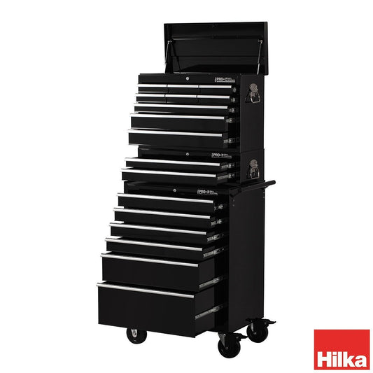 Hilka HD Pro+ 17-Drawer Combination Tool Chest Trolley - Signature Retail Stores