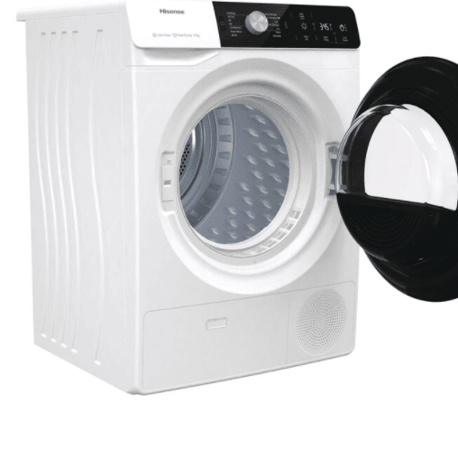 Hisense DHGA901NL, 9kg Heat Pump Tumble Dryer A++ Rating in White - Signature Retail Stores