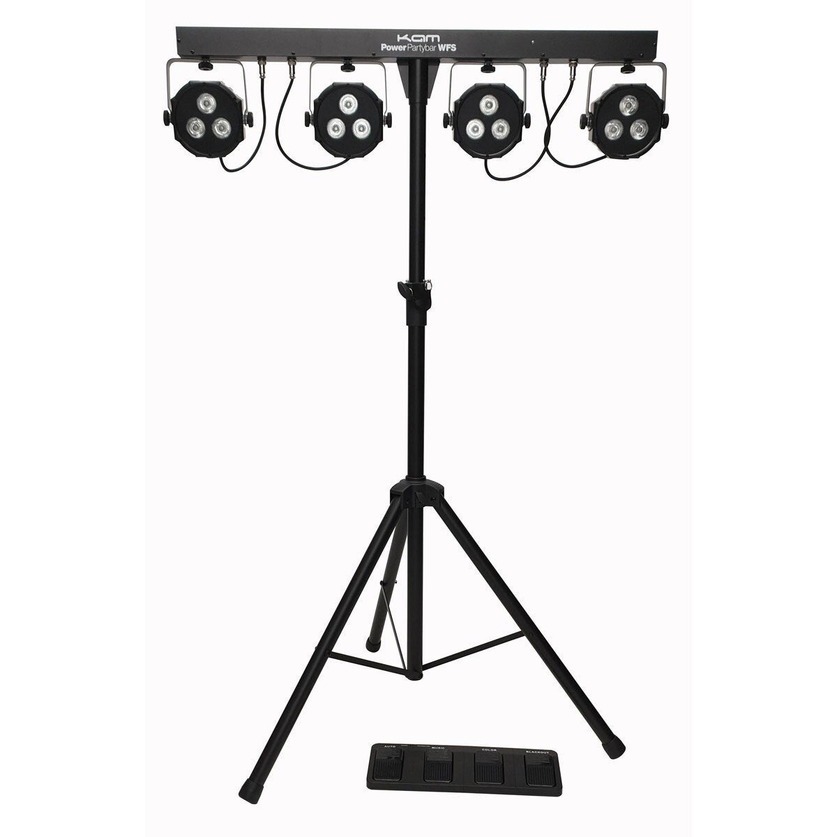 KAM KML305 Party Bar Lights with Stand, Footswitch and Bag - Signature Retail Stores