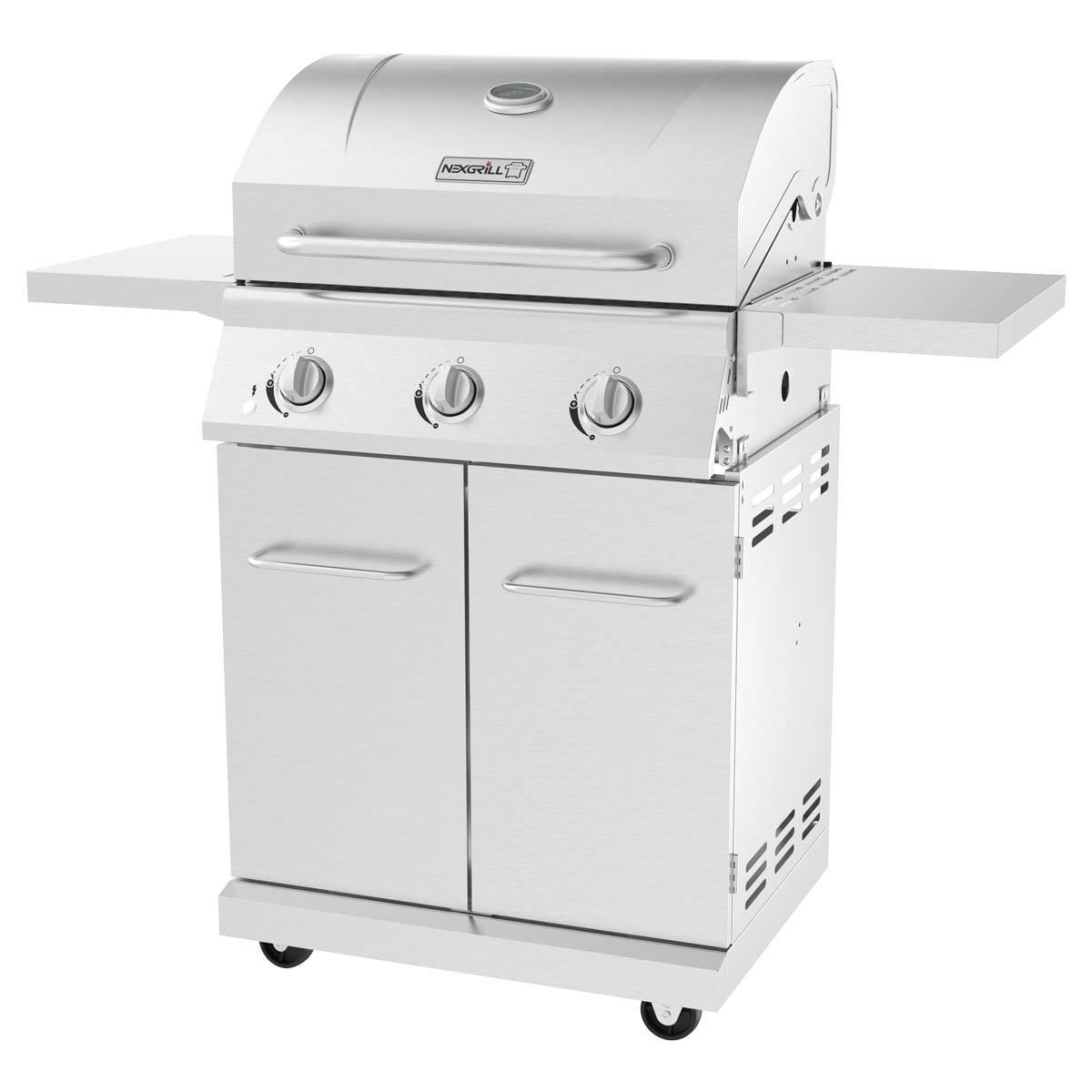 Nexgrill 3 Burner Stainless Steel Gas Barbecue + Cover - Signature Retail Stores