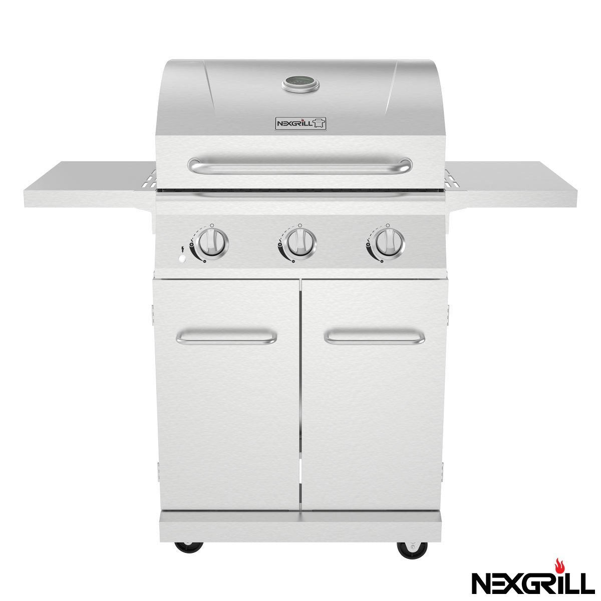 Nexgrill 3 Burner Stainless Steel Gas Barbecue + Cover - Signature Retail Stores