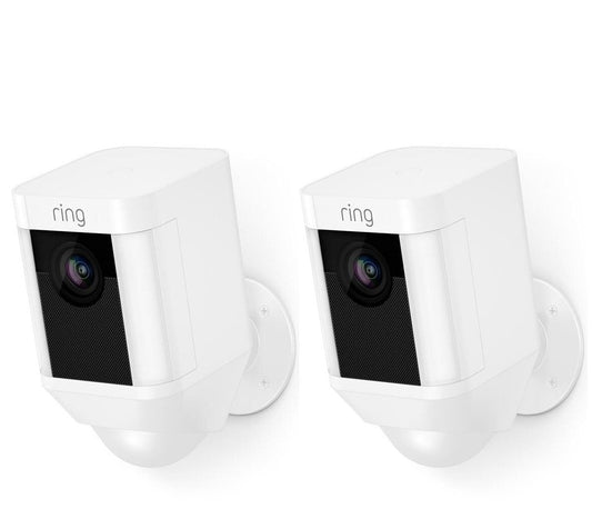 Ring Spotlight Cam Battery in White - 2 Pack - Signature Retail Stores