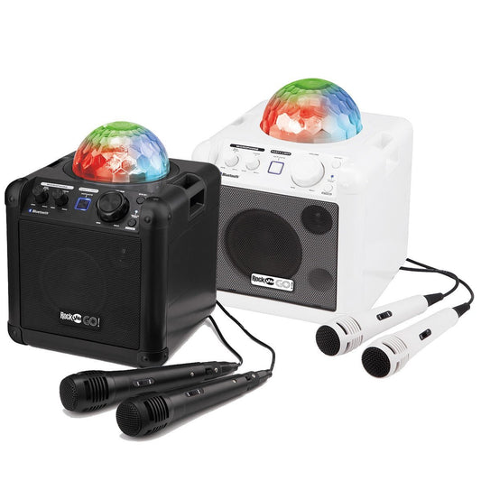 RockJam Go Lightshow Bluetooth Rechargeable Karaoke Speaker in 2 Colours - Signature Retail Stores