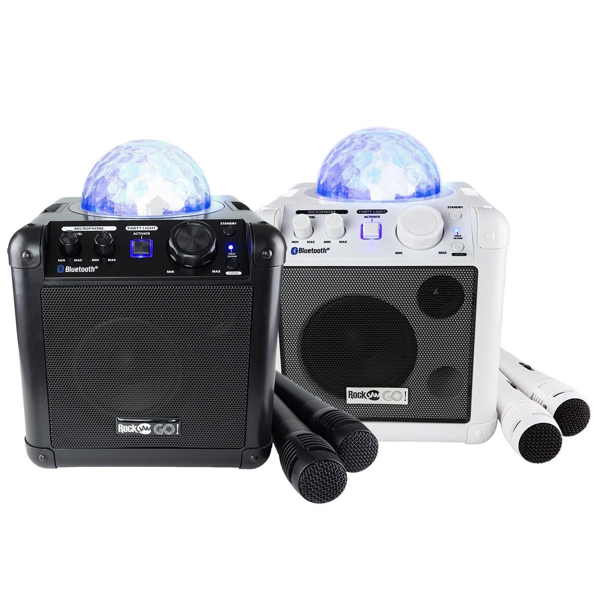 RockJam Go Lightshow Bluetooth Rechargeable Karaoke Speaker in 2 Colours - Signature Retail Stores