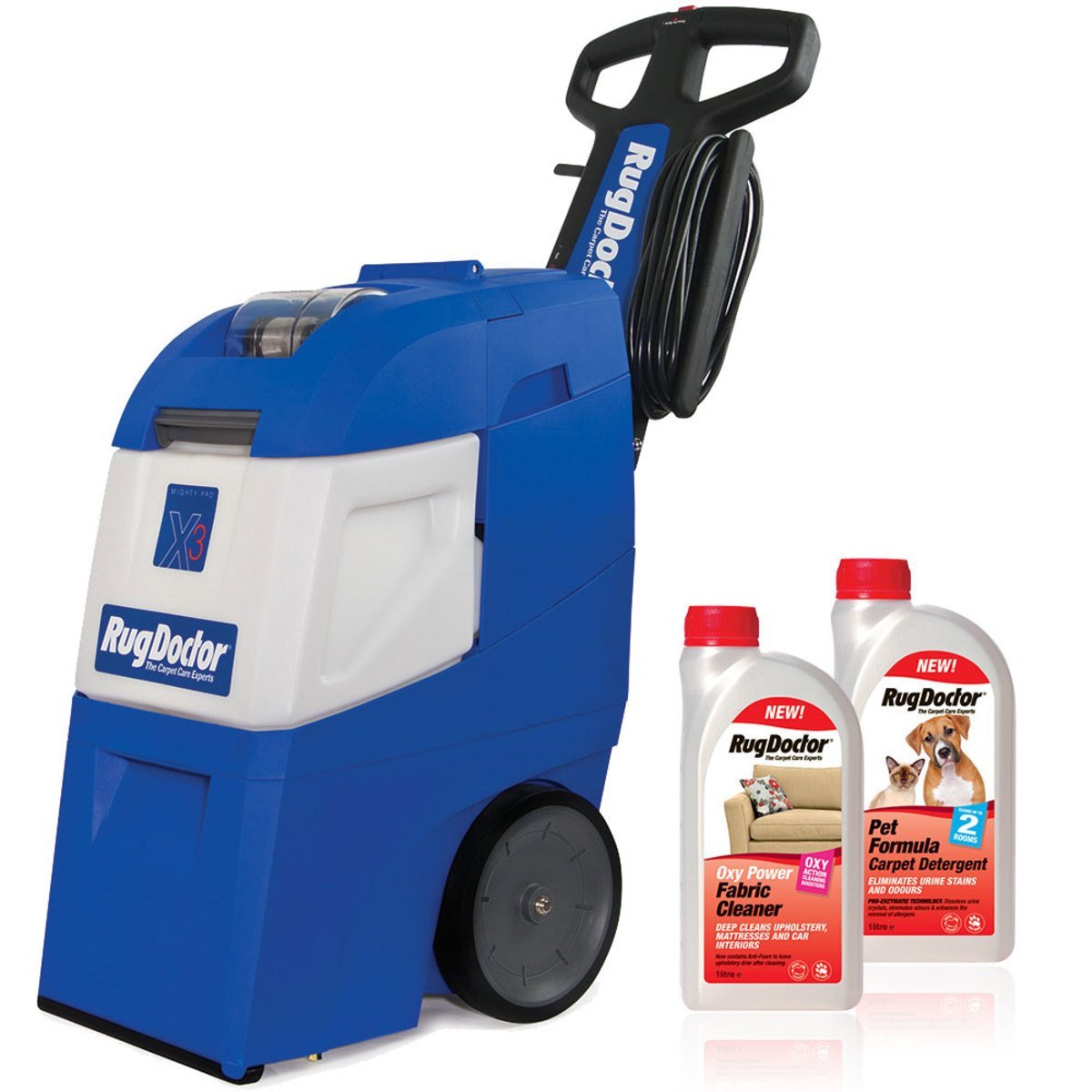 Rug Doctor Mighty Pro X3 Carpet Cleaner With Pet Formula & Oxy Power D ...