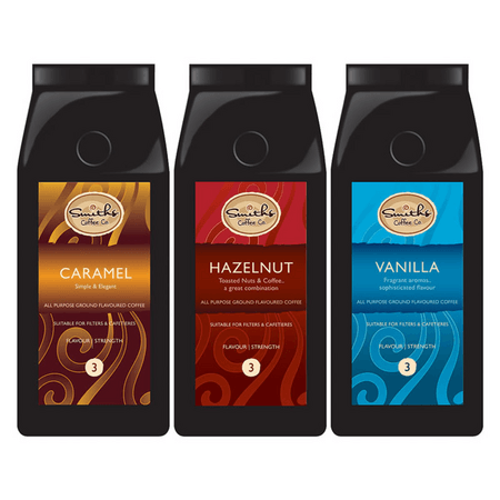 Smiths Coffee Co. Flavoured Artisan Ground Coffee Selection, 3 x 227g - Signature Retail Stores